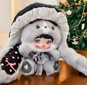 Originale 400% Nommi Mushroom Hat Series Blind Box Figura Confermata Daiyu Coniglio - Foto 1 di 2