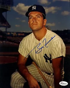 Bobby Richardson Yankees Signed Jsa Cert Sticker Authentic Autograph - Picture 1 of 1