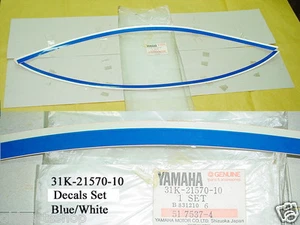 Yamaha RD350YPVS RZ350 Front Fender Decal NOS Genuine Graphic 31K-21570-10 - Bild 1 von 2