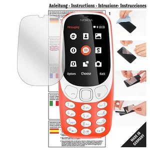 6x Schutzfolie für Nokia 3310 Folie Displayschutzfolie klar Displayfolie - Bild 1 von 3