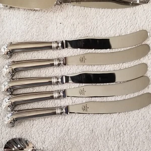 Kirk Stieff WILLIAMSBURG ROYAL SHELL 18/8 Stainless Dinner Knife 9 3/4" - Picture 1 of 9