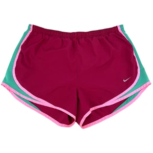 Nike Women's Dri-Fit 3" Running Shorts Lined Fuchsia Pink Size L *NO DRAWSTRING* - Picture 1 of 14