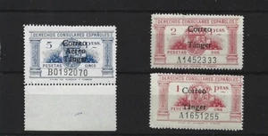 TANGER 1938/9** MNH LUJO 3 VALORES CON CERTIFICADO DE AUTENTICIDAD CATALOGO 75 - Picture 1 of 3