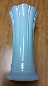 FIESTA VASE, SKY, MEDIUM-HOMER LAUGHLIN, NEW W/ Tag & Box, 9-5/8", 1st! MINT - Picture 1 of 22