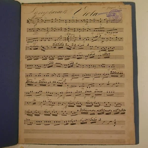 HAYDN symphony 13 , viola part , antique music manuscript #3 - Picture 1 of 1