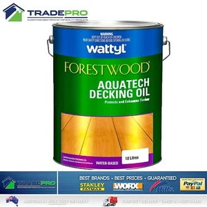 Wattyl Decking Oil PRO Water Based 10L Natural Timber Outdoor Wood Deck 10ltr - Picture 1 of 5