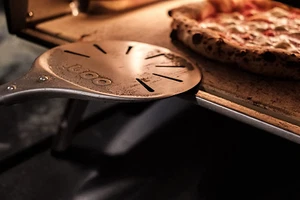 Pizza Paddle Stainless Steel Long Handle Pizza Turning Peel 12 inches Pizza Turn - Picture 1 of 12