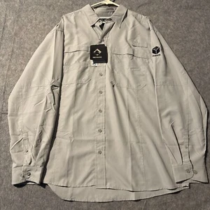 Dri Duck Vented Fishing Work Shirt Mens 2XL UPF 40 Water Oil Resistant Pockets - Picture 1 of 6