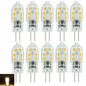 10X G4 LED 2W 12V Warmweiß Lampe Birne Halogenlampe Stiftsockel Leuchtmittel DE^ - Bild 1 von 6