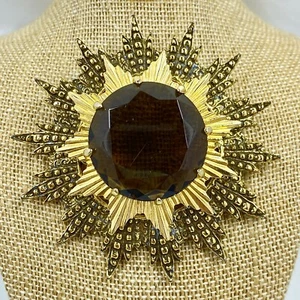 Vintage BENEDIKT NY Statement Brosche - Bild 1 von 6