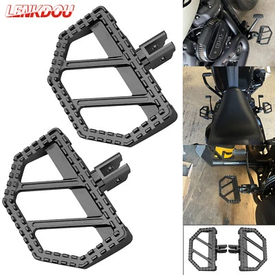 Motorcycle Front Foot Pegs Mini Board For Harley Softail Low Rider Fat Bob 18-24 Foto 1 de 4