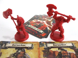HEROQUEST: Jungles of Delthrak BERSERKER Hero Minis & Cards NEW!! - Picture 1 of 3
