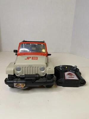Jada Jurassic Park Jeep Wrangler JP18 Remote Control Car 2014 1:16 RC WORKS! - Image 1 of 4