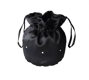 Satin Braut Dolly Tasche/Kommunion Beutel/Blumenmädchen Handtasche, Diamanten - Bild 1 von 8