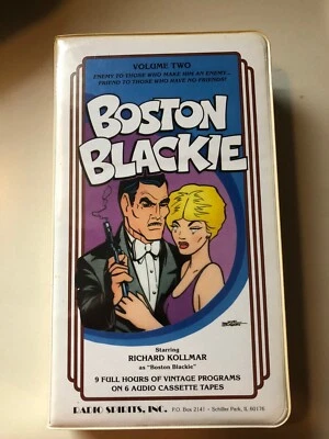 Boston Blackie Volume Two Vintage 6 Cassette Box Set in Case - Image 1 of 3