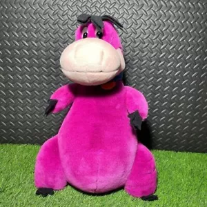 Flintstones Dino Purple Dinosaur Plush Stuffed Animal Vintage 1996 Hanna-Barbera - Picture 1 of 6