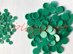 100 pz tappi di copertura guida dritta guida polvere verde 6 stile C4-C14 - Foto 1 di 3