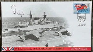 PRINCE PHILIP, Duke of Edinburgh Signed 5.4.2007 Falkland Islands FDC Task Force - Picture 1 of 13