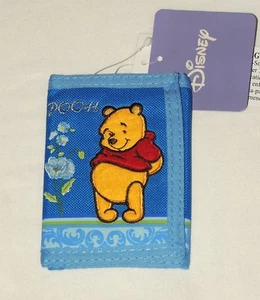 NWT DISNEY   WINNIE THE POOH  BOYS BLUE  WALLET  3" X 4 1/2" CLOSED - Picture 1 of 2