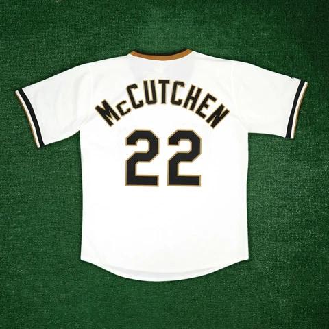 Andrew McCutchen Pittsburgh Pirates Cooperstown White Home Men Throwback Jersey Cover