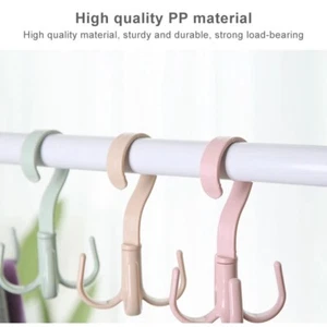 2 Pcs Space Saving Rotated Hanger - Picture 1 of 7
