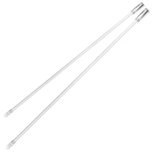 2 Pcs Curtain Accessories Vertical Blind Wand Control Replacement - Picture 1 of 12