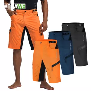 WOSAWE Herren Radlerhose MTB Bike Sport kurze Atmungsaktiv Cycling Shorts Pants - Bild 1 von 21
