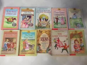 COMPLETE SET (10) LAURA INGALLS WILDER Books LITTLE HOUSE ON THE PRAIRIE SERIES - Picture 1 of 1