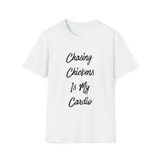 Life's Chasing Chickens Cardio Humor Shirt Unisex Softstyle T-Shirt Colors