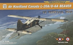 Avión utilitario 1/144: dehavilland L-20A Beaver [SVN y Fra] #mini360: MINIWING - Imagen 1 de 5