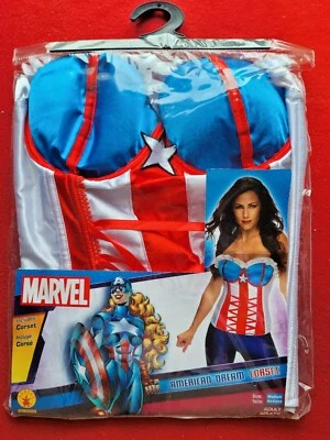 Sexy corsé de Halloween del sueño americano para mujer talla mediana disfraces  Foto 1 de 4