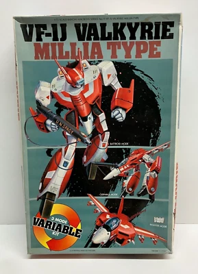 Bandai 1/72 Macross VF-1J Valkyrie Millia Type Model Kit no. 11 - Image 1 of 4