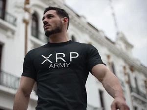 XRP ARMY Crypto Currency T-Shirt - Bild 1 von 7