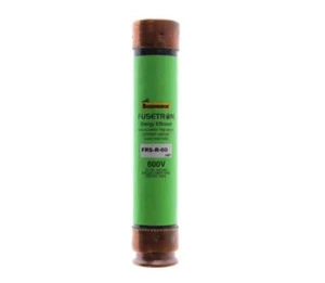 Bussmann FRS-R-60 Fuse, 60A Dual Element Time-Delay RK5 Fuse,FRS-R Series 600Va - Picture 1 of 6