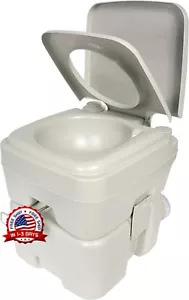inodoro portátil cómoda compacta para interiores y exteriores con bolsa de viaje - Picture 1 of 8