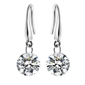 2 Karat Ohrhänger aus Swarovski® Kristallen - Bild 1 von 8