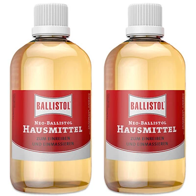 2x Ballistol Neo-Ballistol remedio casero con efecto profundo herida cuidado de la piel 100 ml