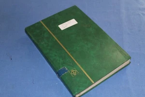 Japan 24 double pg Lighthouse Green Stock Book BlueLakeStamps Used but uesful! - Picture 1 of 18