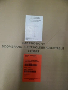 WalMart Overstock Boomerang Shirt Holder Adjustable FG9945 NEW In Box - Picture 1 of 4