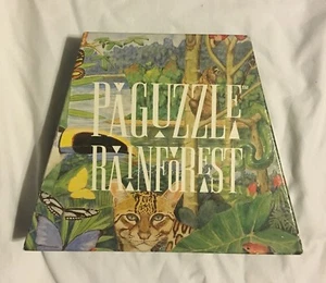 Paguzzle Foresta Pioggia 15"X18" Puzzle 208 Pezzi 1994 Pianta Animale Scena Selvatica Gioco - Foto 1 di 6