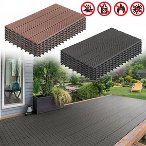30x60 cm WPC Fliesen Terrassenfliese Bodenfliesen Bodenbelag für Terrasse Balkon - Bild 1 von 14