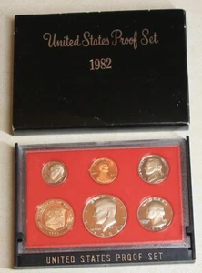 1982 United States Proof Set with Original Box - Excellent Condition! - Picture 1 of 2