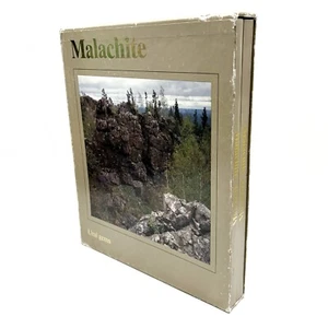 Malachite Ural Gems 2 Hardcover Boxed Illustrated Books 1987 Soviet Russia - Picture 1 of 10