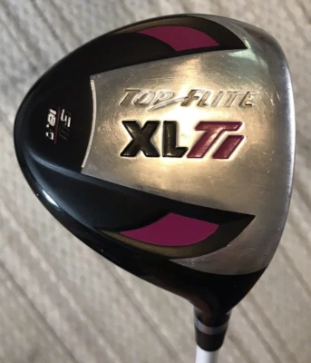 Top Flite Rosa Blanco Negro Dama Flex 5 Madera XLTi 18.0 grados, Derecha, Mano Derecha Foto 1 de 4