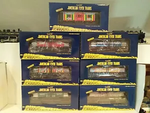 AMERICAN FLYER Cal-Stewart 7 Car Lifesavers Tank Car Set - Picture 1 of 21