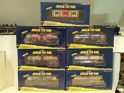 AMERICAN FLYER Cal-Stewart 7 Car Lifesavers Tank Car Set - Image 1 of 4