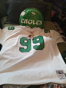 Jerome Brown #99 Philadelphia Eagles Mitchell & Ness 1990 Jersey Sz 4XL) NWOT - Picture 1 of 6