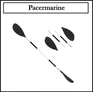 Asymmetrical 220cm Kayak Paddles 4 Piece Split Compact - Picture 1 of 2