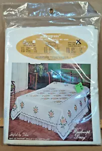 Progress Windswept Daisy Kreuzstich King Size Quilt Kit 1549 Neu aus altem Lagerbestand 108" x 103" - Bild 1 von 5