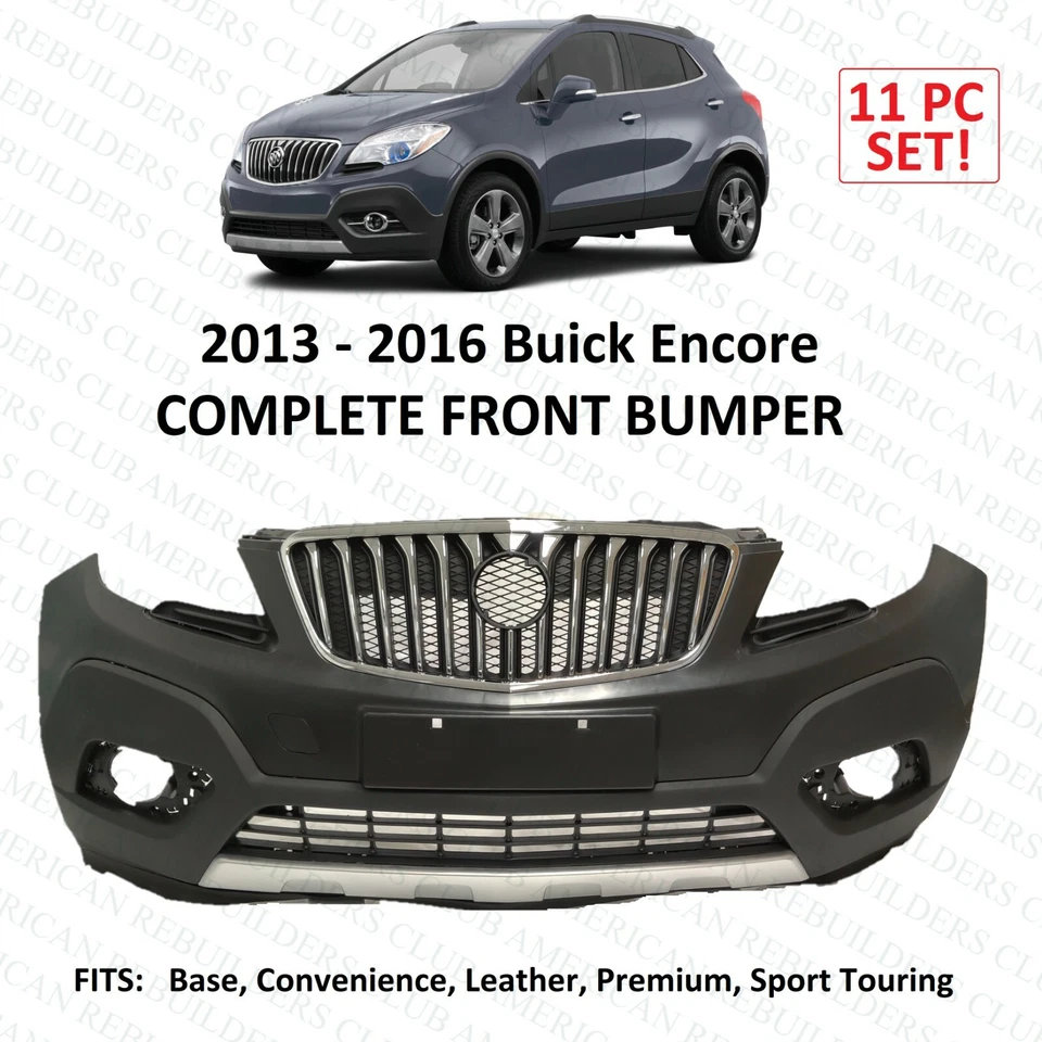 Juego de parachoques delantero Buick Encore 2013 2014 2015 2016 superior inferior ¡con todas las parrillas! Foto 1 de 4